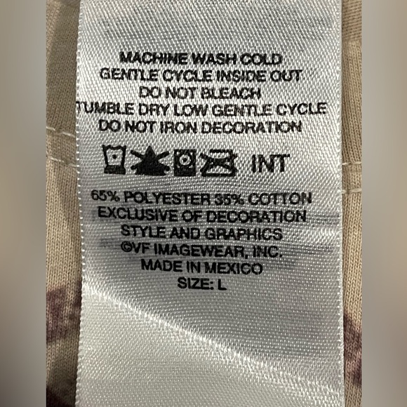 Harley Davidson Kokomo Indiana Beige Women Size Large Long sleeve shirt - Picture 5 of 7